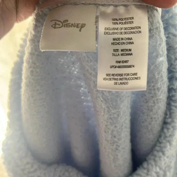 Women’s Disney Blue Eeyore Sherpa Pull Over Sweatshirt - Picture 4 of 4